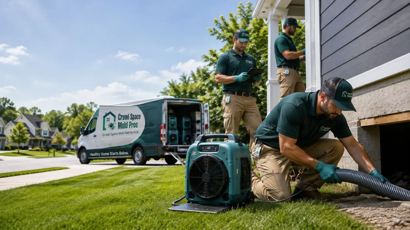 Crawl Space Mold Removal in Rhodesdale, MD